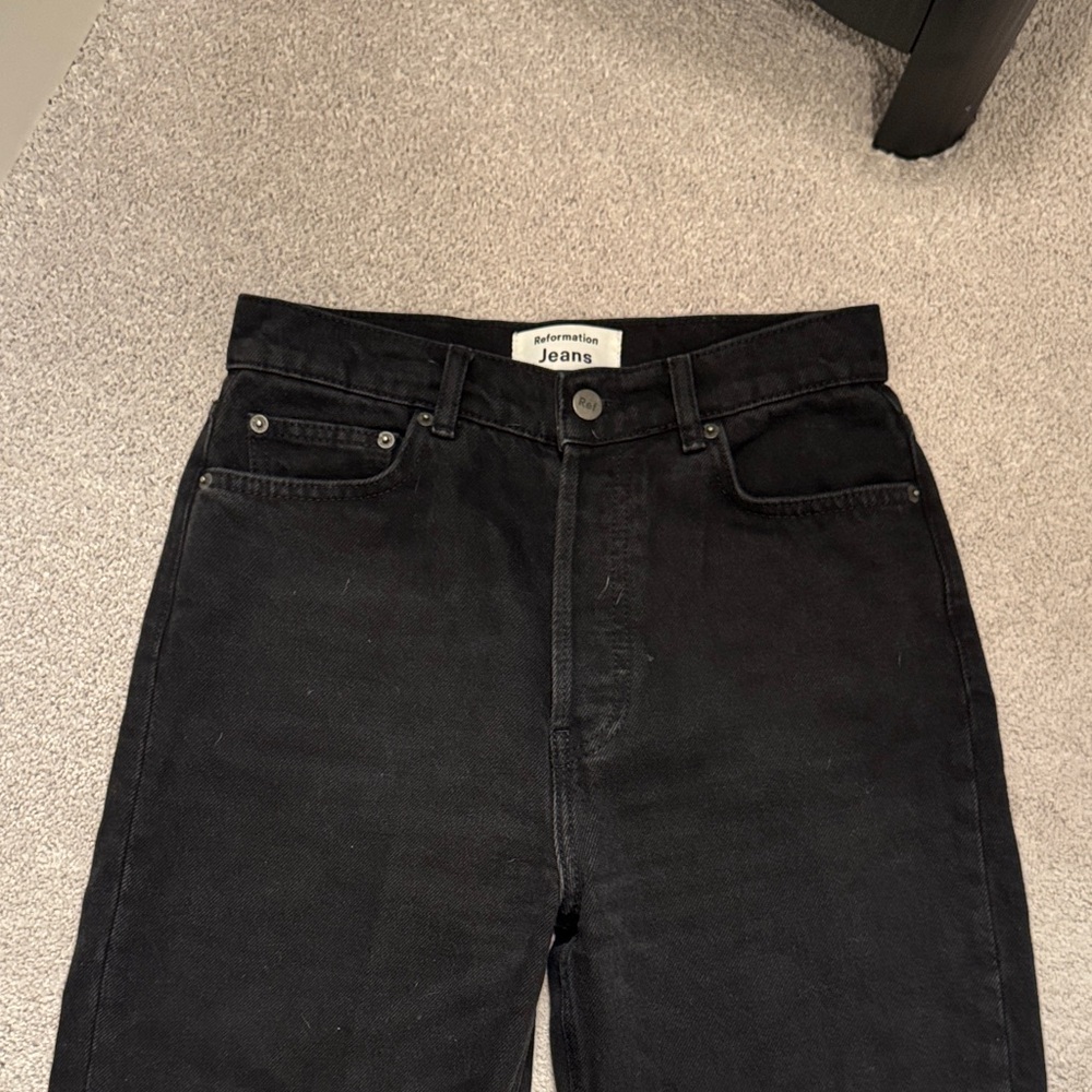 Reformation Cynthia High Rise Straight Jeans